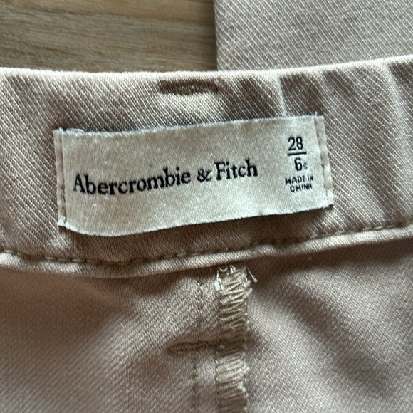 Abercrombie & Fitch Tan/Beige Wide-Leg Pants - Picture 6 of 7